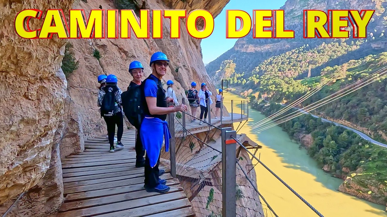 Exploring the Breathtaking Caminito Del Rey & The White Washed Village of Alora!