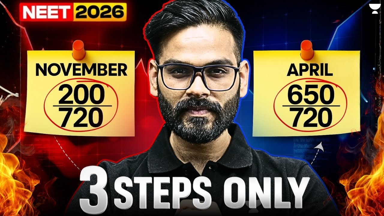 NEET 2026: From Average to Topper &ndash; The 3 Steps to 650+ Marks