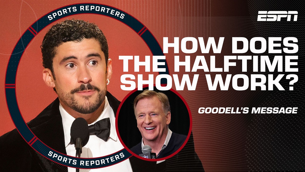 Super Bowl Halftime Show EXPLAINED: Goodell says show should 'unite people' | The Sports Reporters