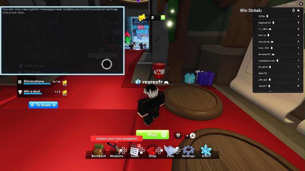 Finding best sooter game in Roblox