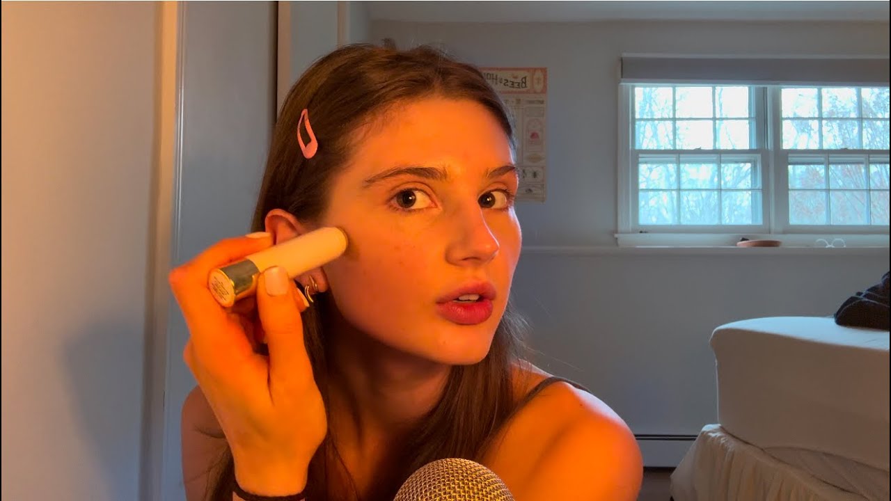 ASMR grwm (makeup routine)