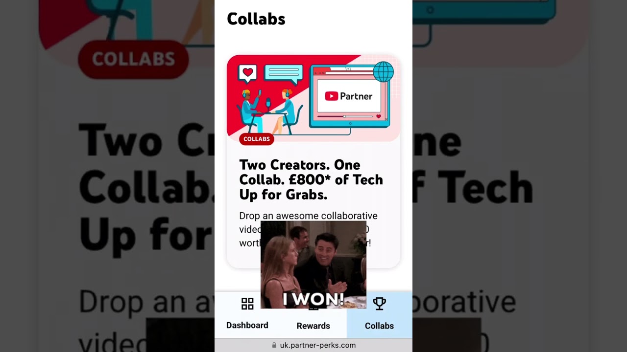 I won, I still can’t believe it. Thank YouTube 