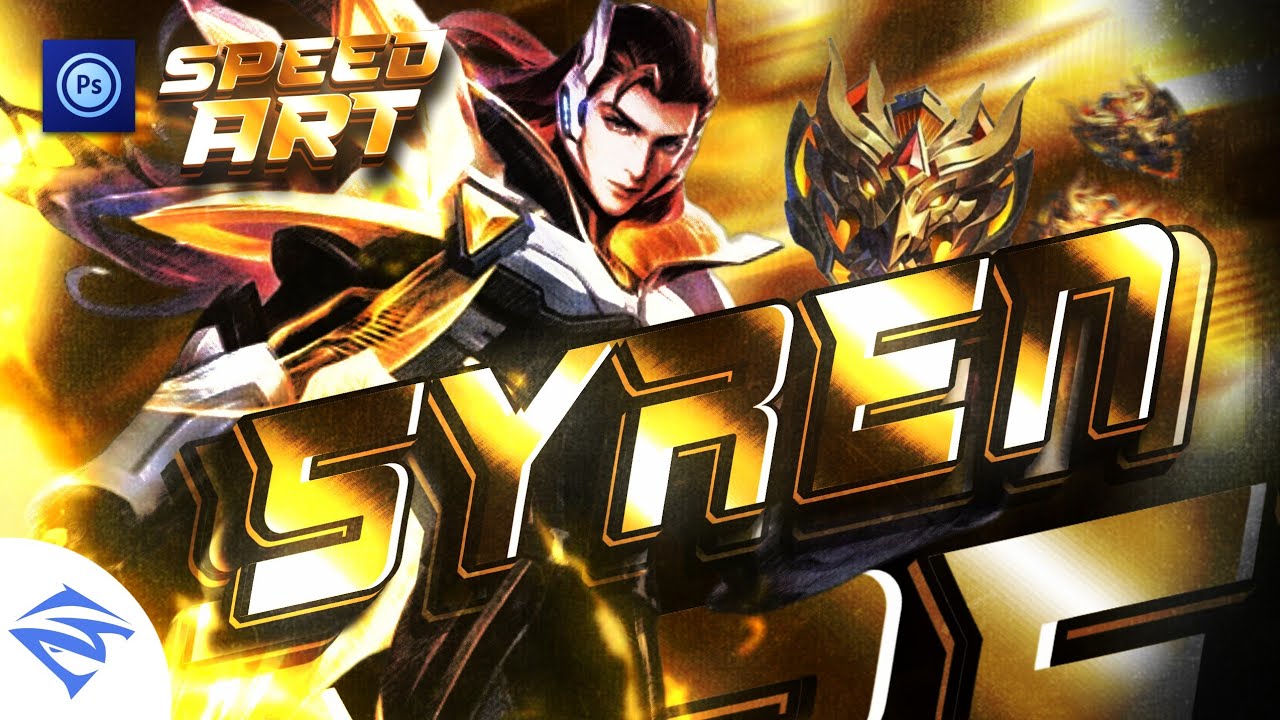 SPEED ART - TUTORIAL GFX MONTAGE LANCELOT MOBILE LEGEND - ADOBE PHOTOSHOP TOUCH