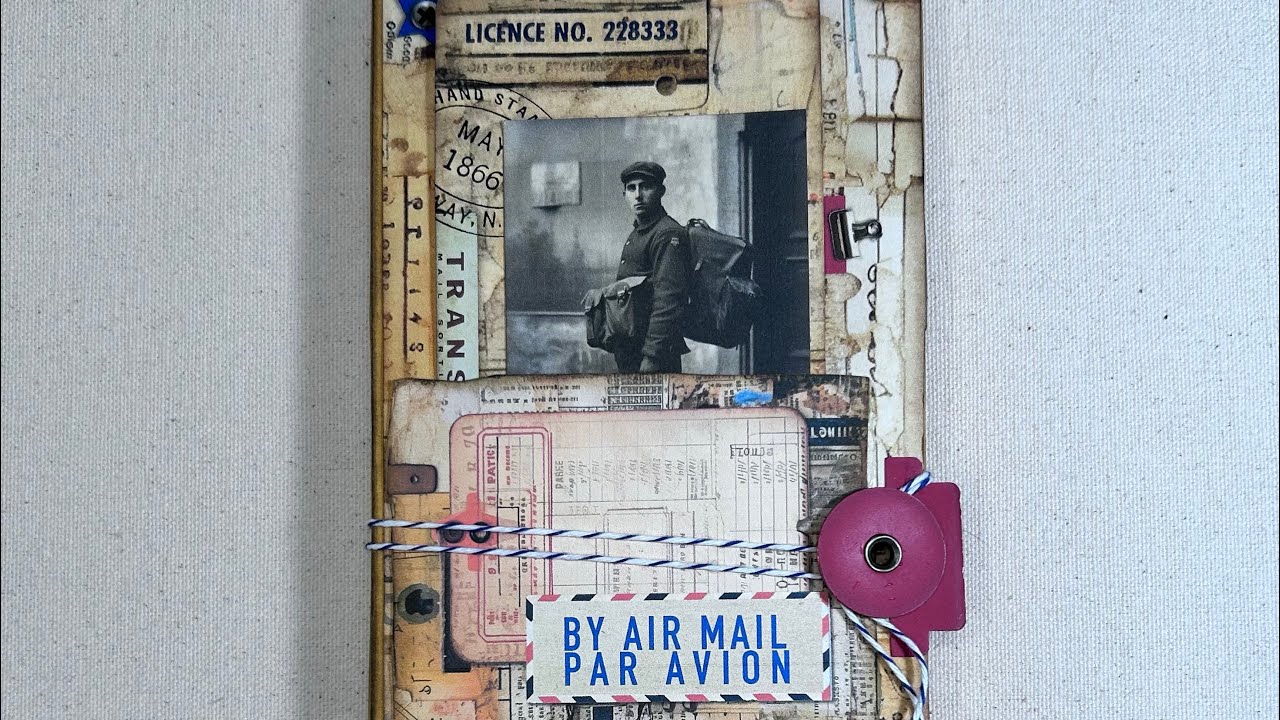 Postal Folio Style - Junk Journal Flip Through