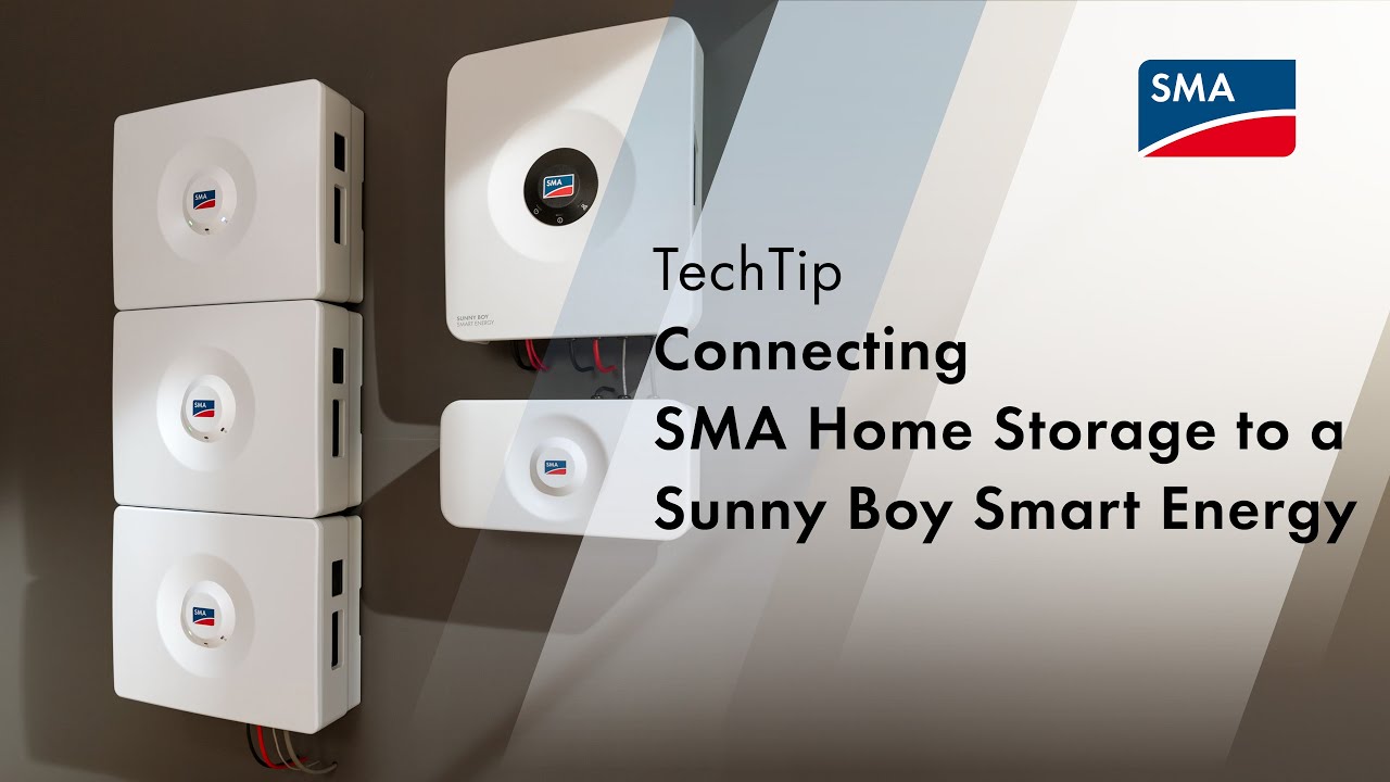 TechTip: Connecting an SMA Home Storage to a Sunny Boy Smart Energy 3.6 / 4.0 / 5 .0 / 6.0
