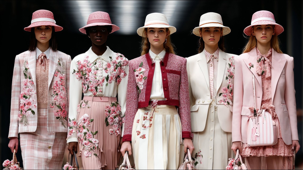 Prada Spring/Summer 2026 | Blush Rose & Warm Ivory – Soft Modern Femininity
