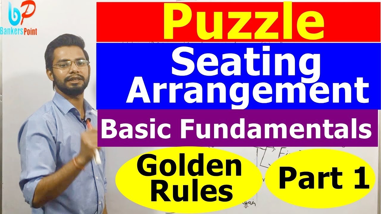 Puzzle and Seating Arrangement Part 1 | Basics | Reasoning | SBI Clerk 2018 | IBPS RRB PO Clerk |