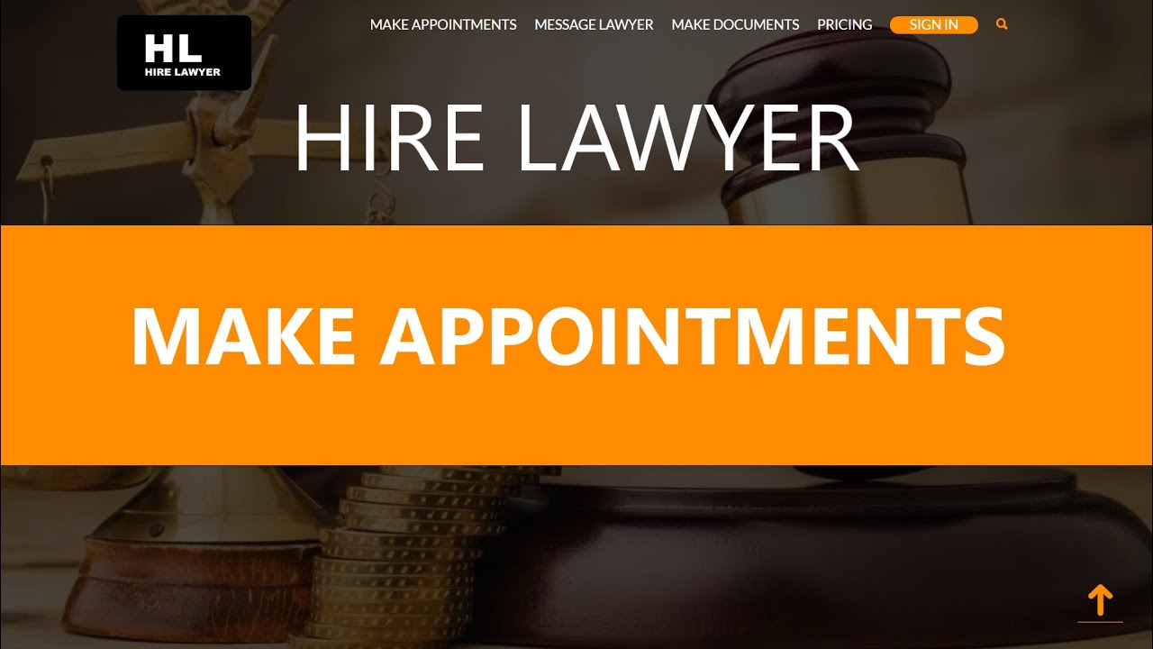 Web Development Project: Hire Lawyer Website - Part 5 Make Appointments