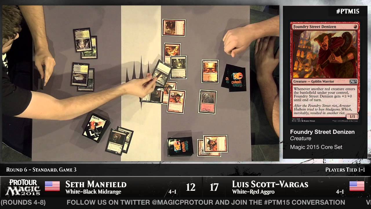 Pro Tour Magic 2015 - Round 6 (Standard) - Luis Scott-Vargas vs. Seth Manfield