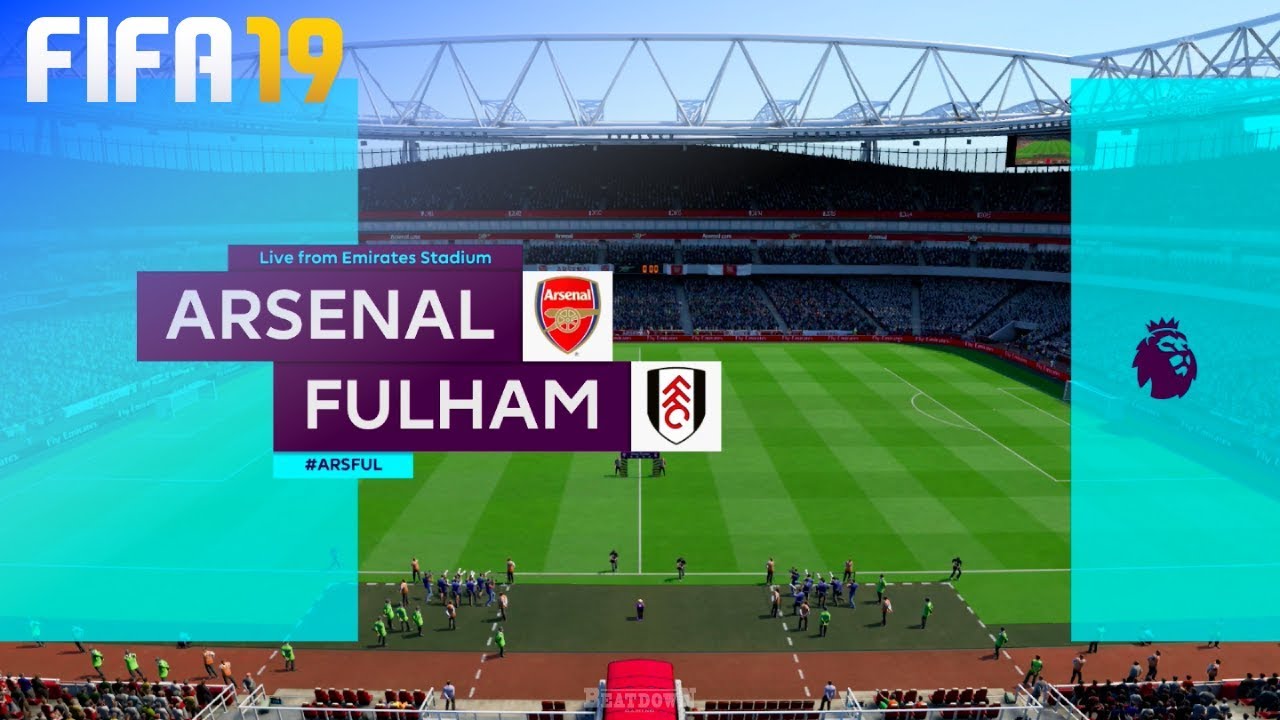 FIFA 19 - Arsenal vs. Fulham FC @ Emirates Stadium