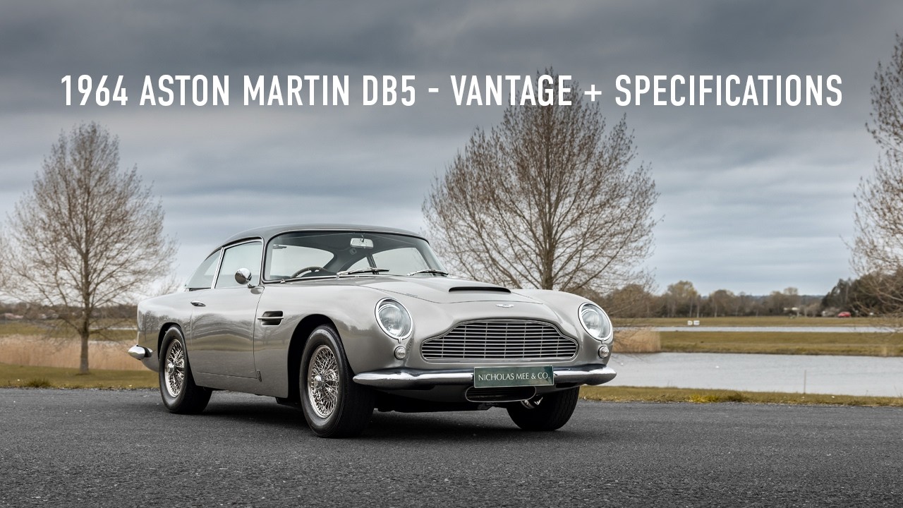 1964 Aston Martin DB5 - Vantage + Specifications - Nicholas Mee & Company, Aston Martin Specialists