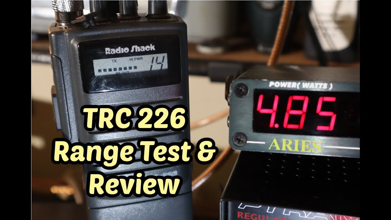 Realistic TRC 226 CB Radio Range Test & Review