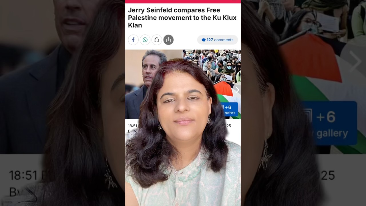 #comedyshorts #news #jerryseinfeld #politicalcomedy #freepalestine