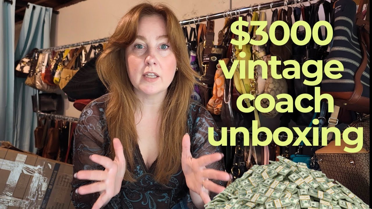 Винтажные сумки Coach на $3000: распаковка
