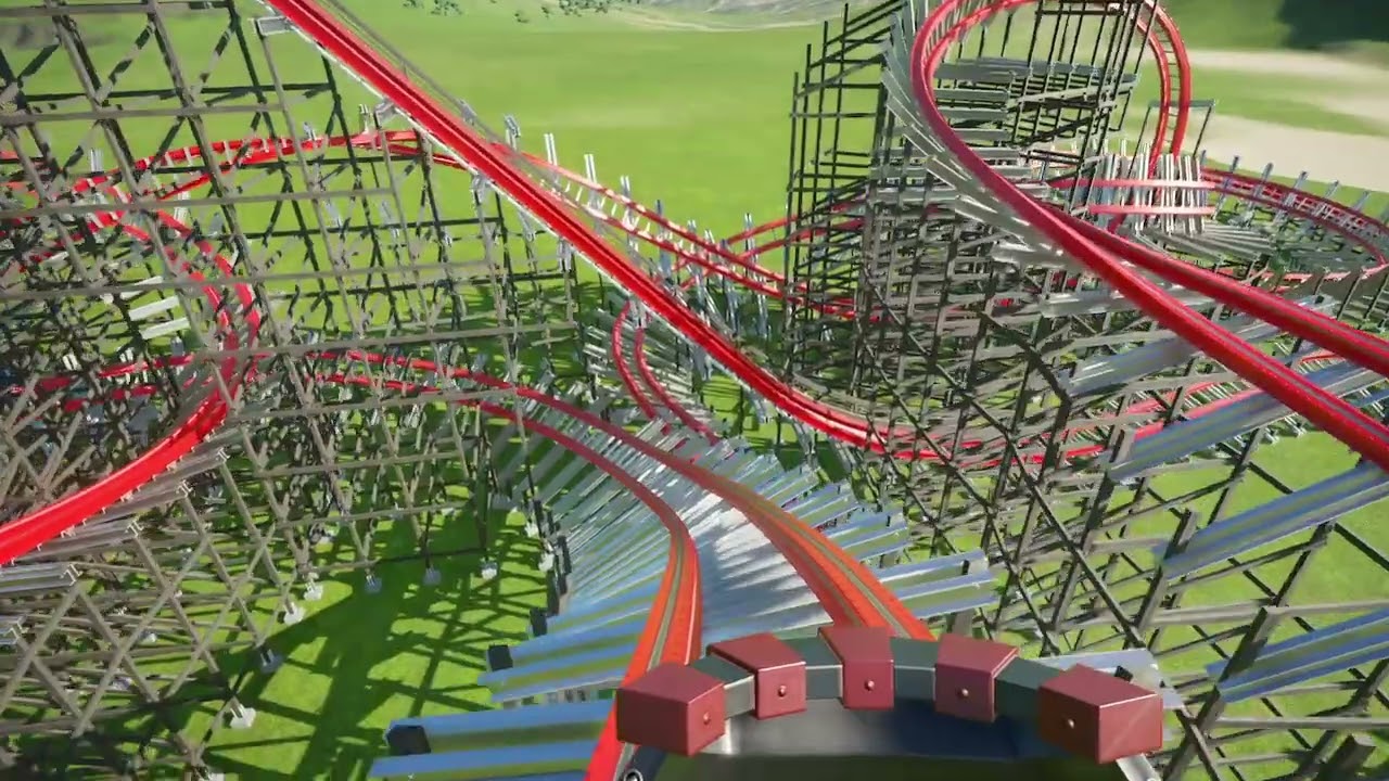 Planet Coaster | Thriller | On Ride (Front Seat POV)