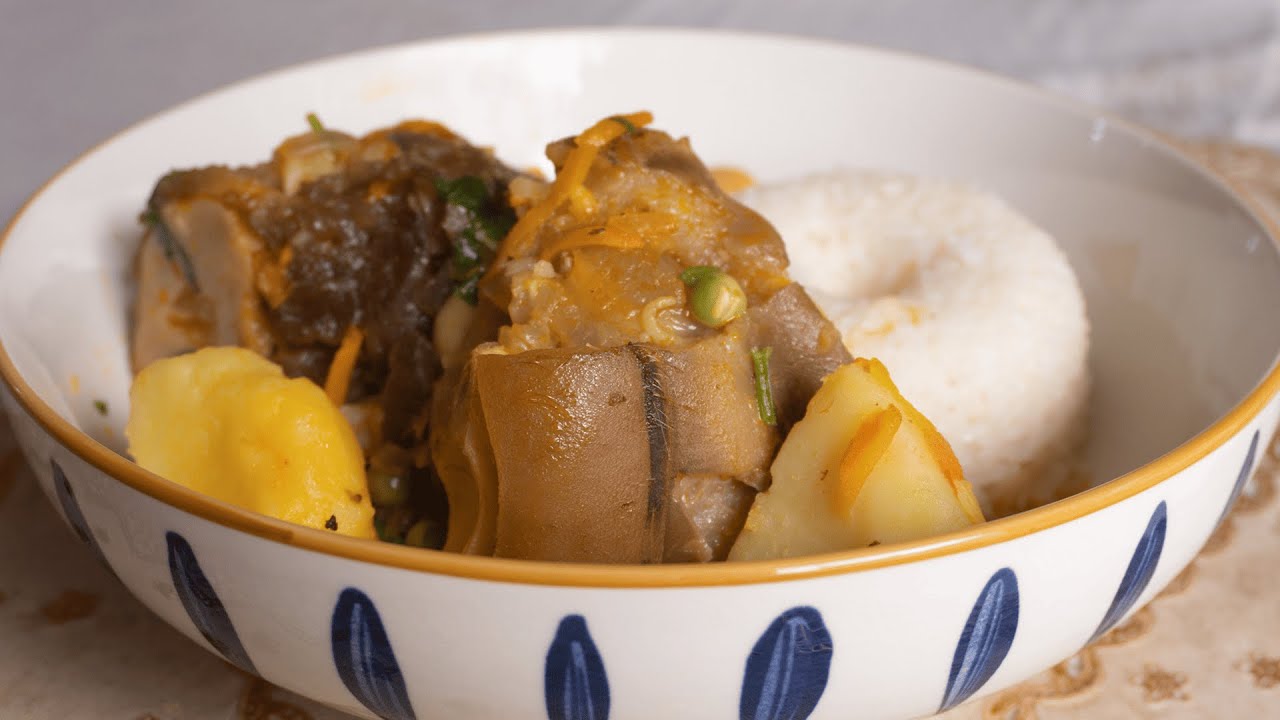 ✔️Patita de res guisada casera😋- estofado de pata de res #cocina #recetas