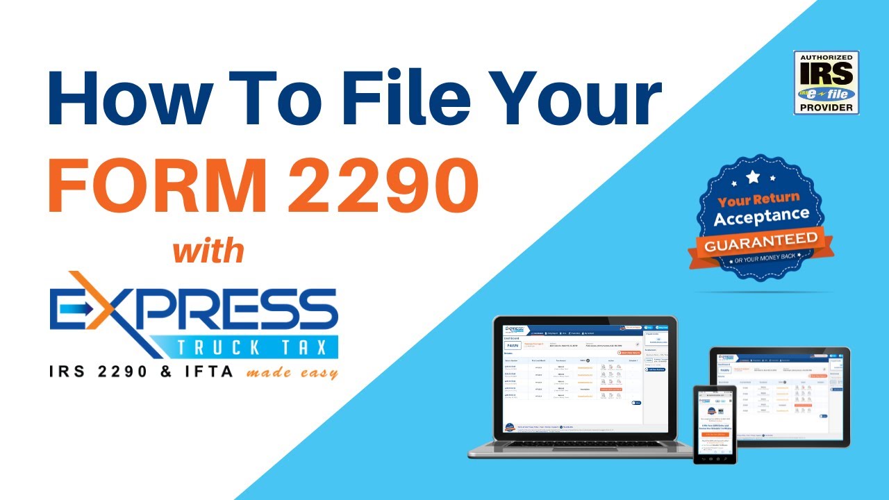 Filing Form 2290 Electronically with ExpressTruckTax