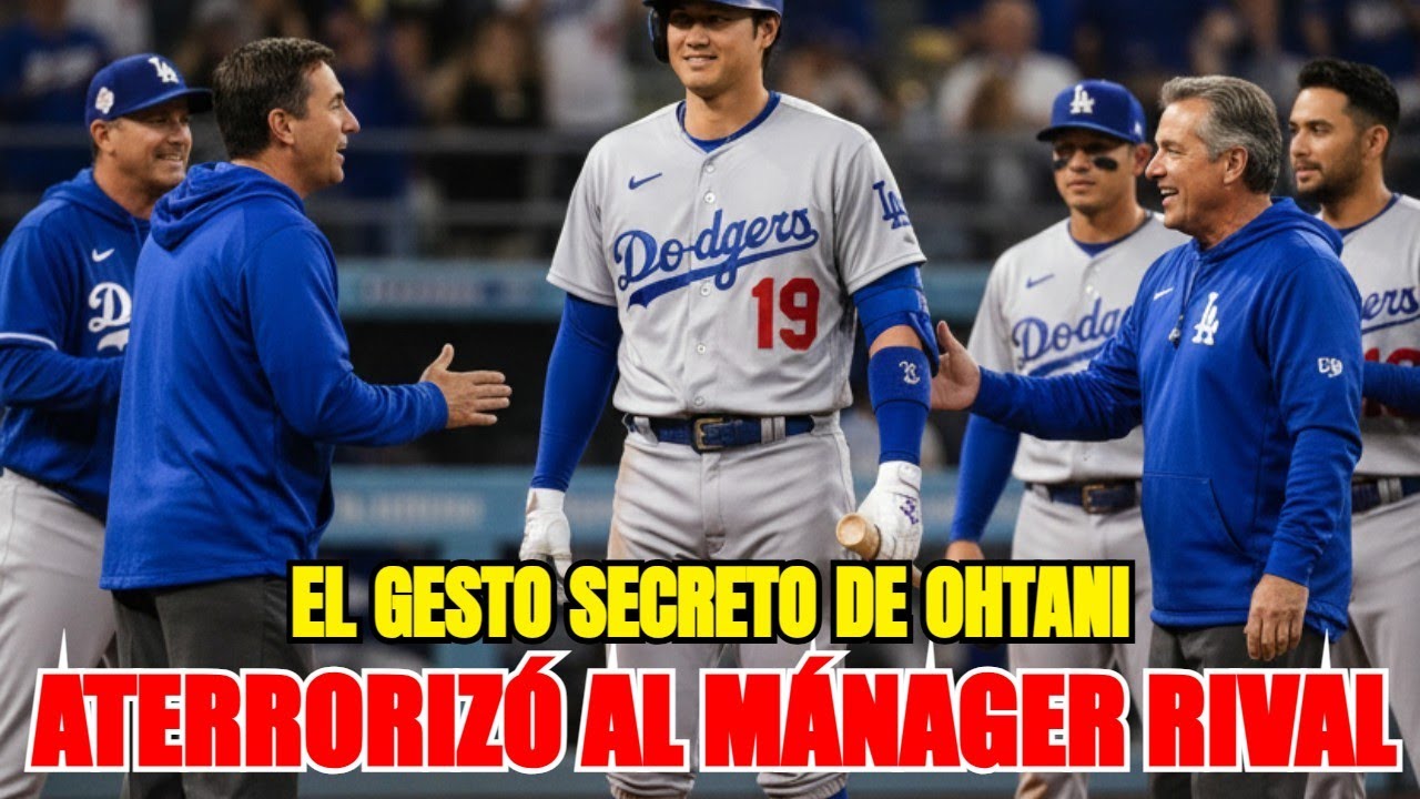 Ohtani: La Razón Secreta del Gesto que Aterrorizó al Mánager Rival