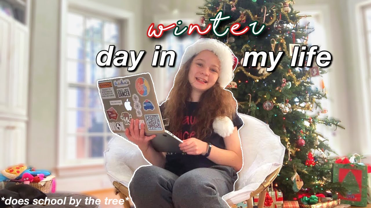 productive online school winter day in my life 2020