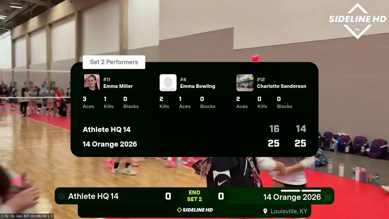 14 Orange 2026 vs. Athlete HQ 14 (2026.03.08)