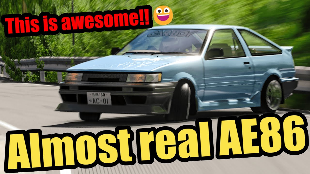 AE86 Drifting Sakanotsuji Touge | Assetto Corsa