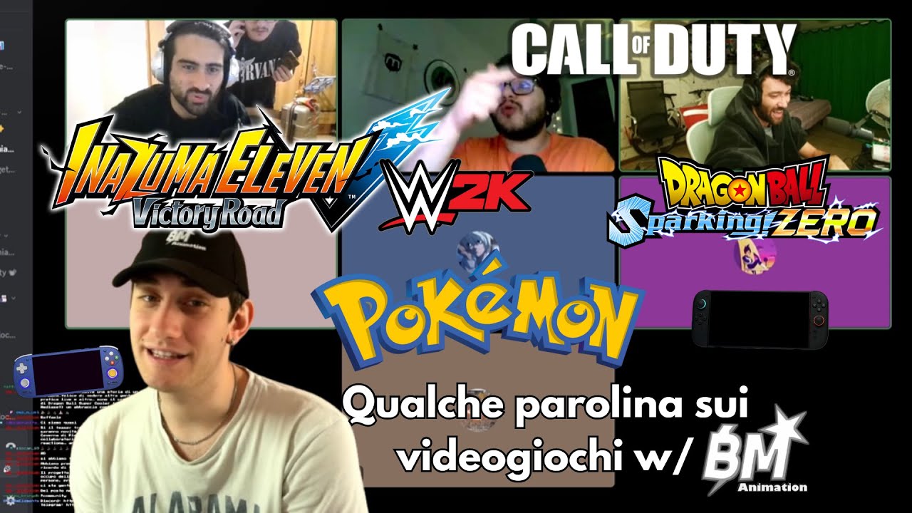 Quattro Chiacchiere sui videogiochi con @bm_animation ! Dragon Ball, Pokémon & more