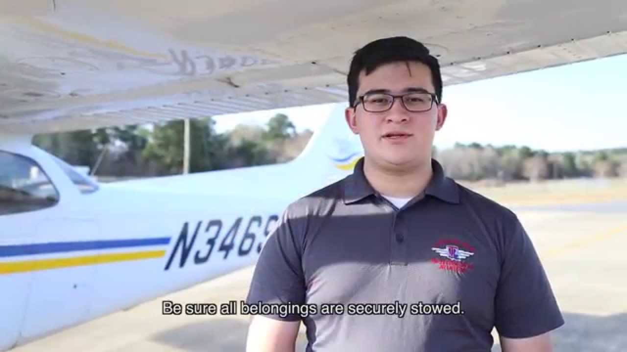 Cessna 172SP Passenger Briefing/Safety Video