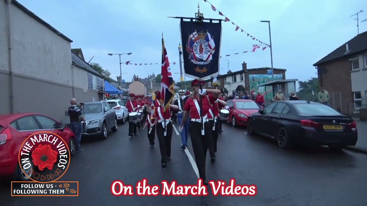 Inch flute Band finishing their 100th Anniversary parade 2023