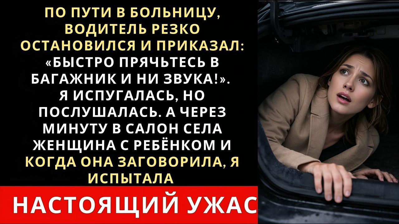По пути в больницу, водитель резко затормозил и велел спрятаться. А в следующую минуту...
