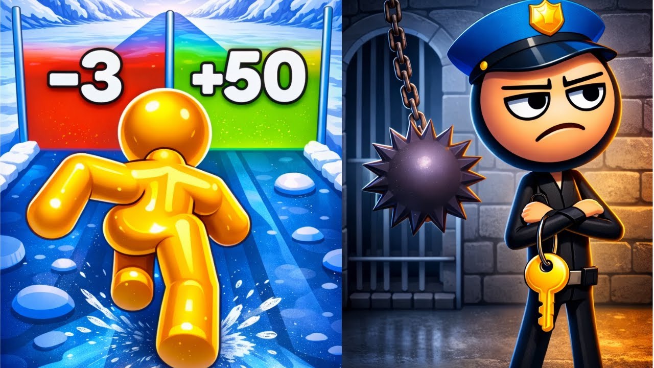 Thief Puzzle vs Tall Man | Puzzle Game vs Runner Game