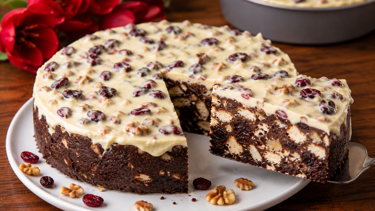 Haben Sie Kekse und Kakao? Machen Sie dieses unglaubliche Dessert ohne Backen!