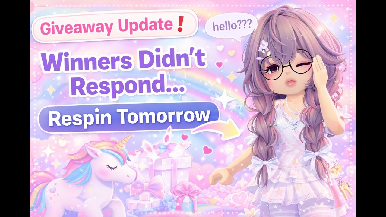 I Can’t Contact the Giveaway Winners… (Respin Tomorrow?) #fyp #viral #viralvideo #adoptme #blowup