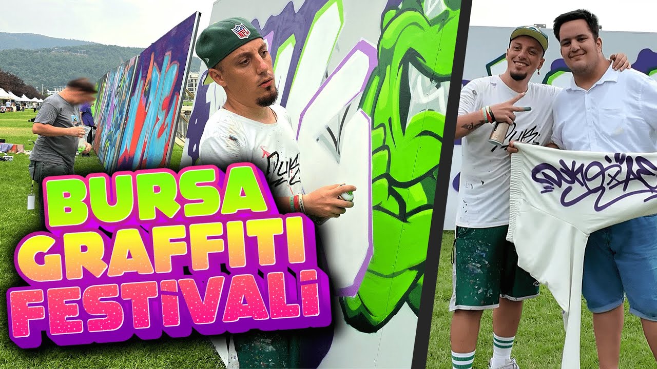 Bursa Graffiti Festivalinde Boyadım! | BOL BOL Graffiti!