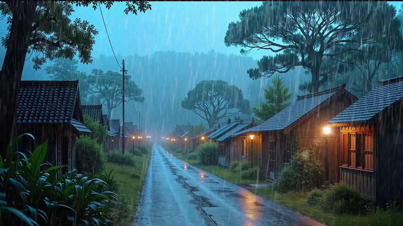 Mindful Rain Meditation 🌙 Gentle ASMR for Sleep, Study, or Deep Inner Peace