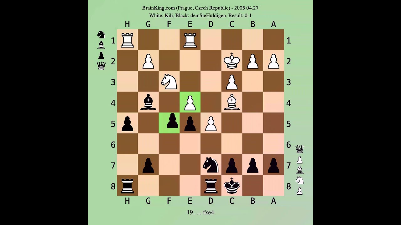 Blackmar-Diemer Gambit, H&uuml;bsch Variation (D00), 0-1