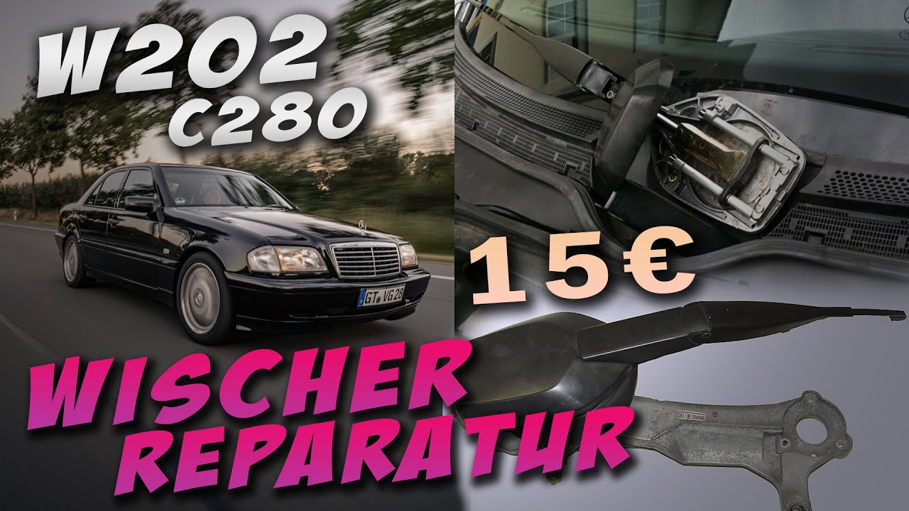 15€ Scheibenwischer Reparatur für Ein-Arm-Wischer (W210 / W202 / W208 etc) | W202 C280 Sport