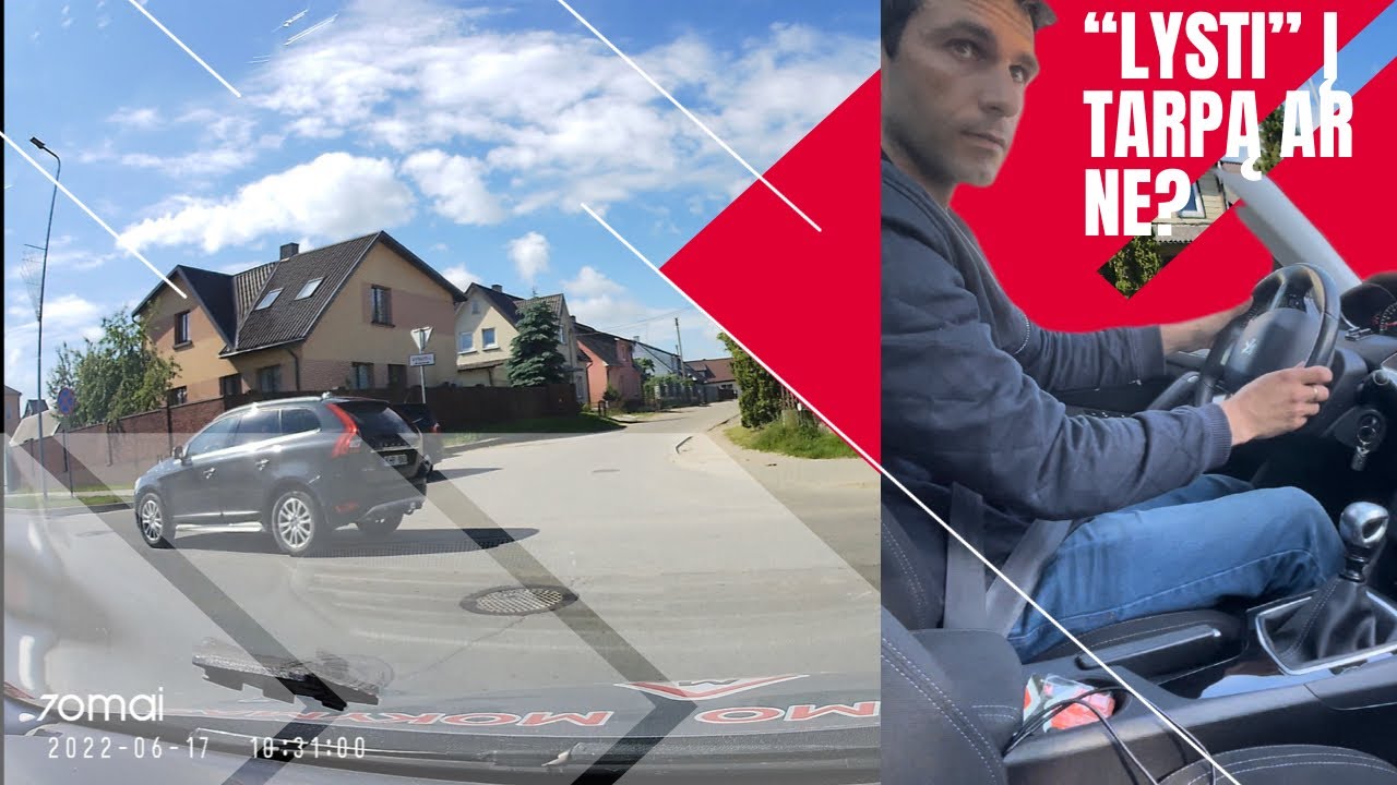 Kada ir kaip važiuoti į tarpą tarp automobilių sankryžose. Regitros egzaminas.