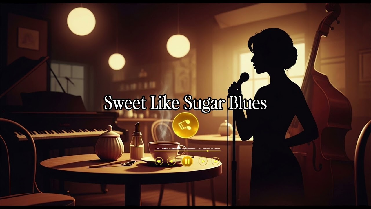 Sweet Like Sugar Blues ☕ | Romantic Vintage Blues | Sultry Female Vocal | Coffeehouse Mood