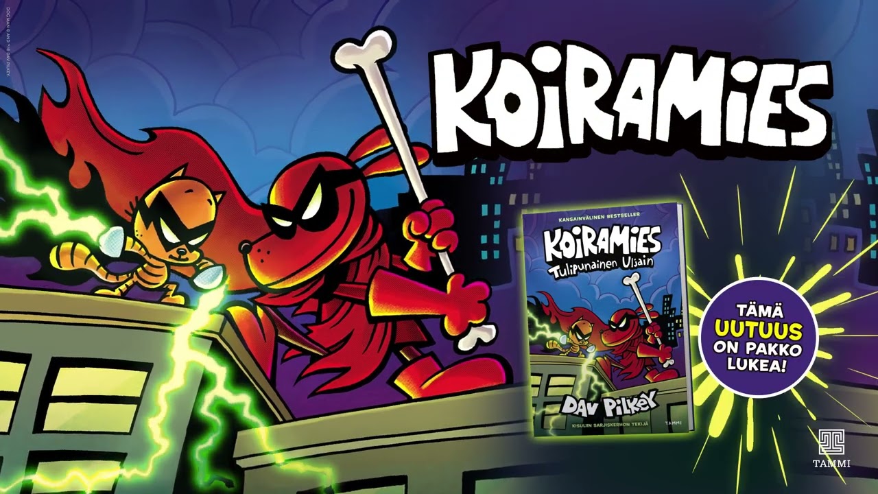 Dav Pilkey: Koi­ra­mies Tu­li­pu­nai­nen Ul­jain
