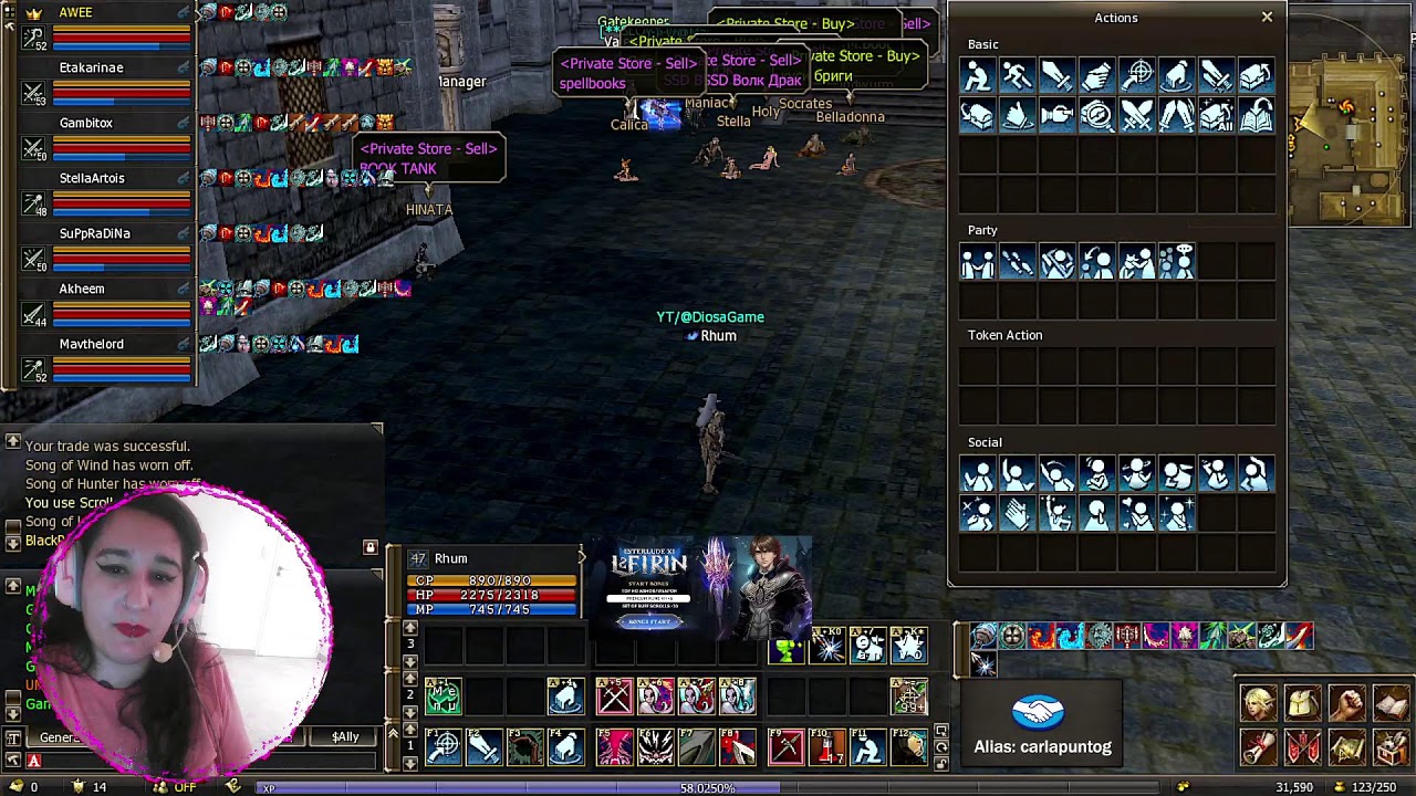 LINEAGE 2 - L2 EIRIN X1 - LEVEANDO Y CHARLANDO - DÍA #28