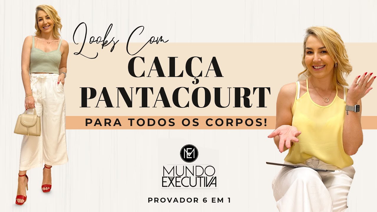 PROVADOR 6 EM 1 CALÇA PANTACOURT BRANCA: DO OFFICE AO CASUAL | Michelle Castro #calçabranca