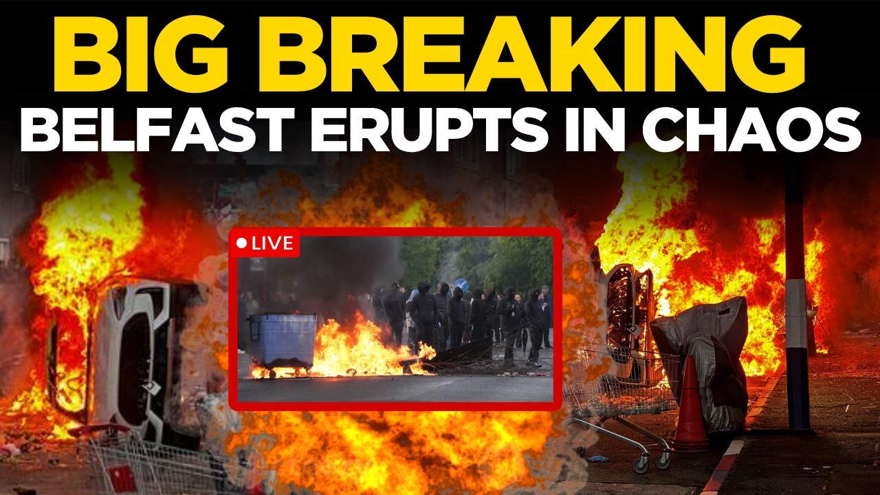 Breaking News LIVE: Belfast Unrest After Knife Attack | Anti-Immigration Protests Turn Violent