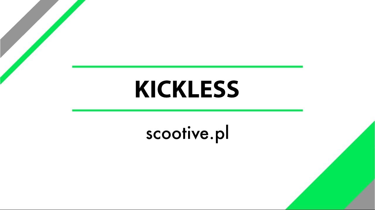 Szk&oacute;łka Hulajnogi Online - KICKLESS ( Scootive.pl )
