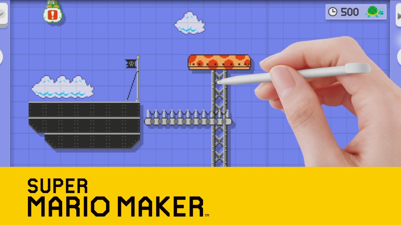 Super Mario Maker FR - Création d'un niveau (1)