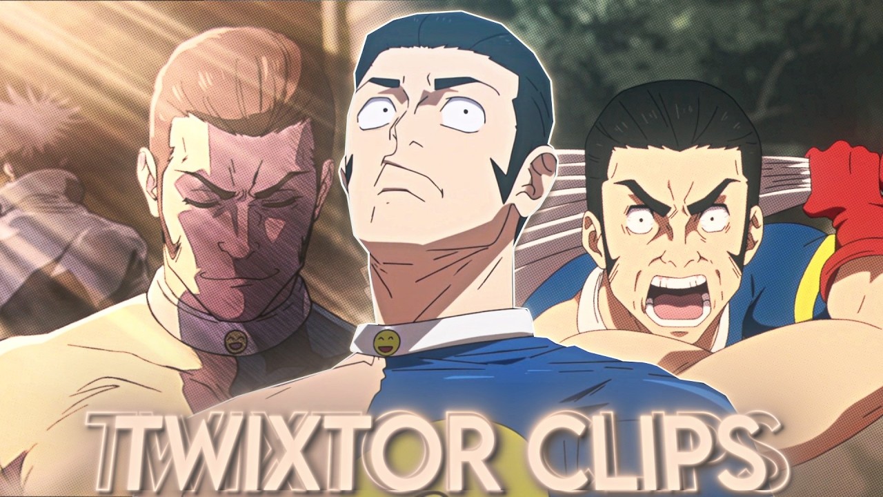 Fumihiko Takaba Twixtor 4K | Clips For Edits | Jujutsu Kaisen Season 3 Episode 10