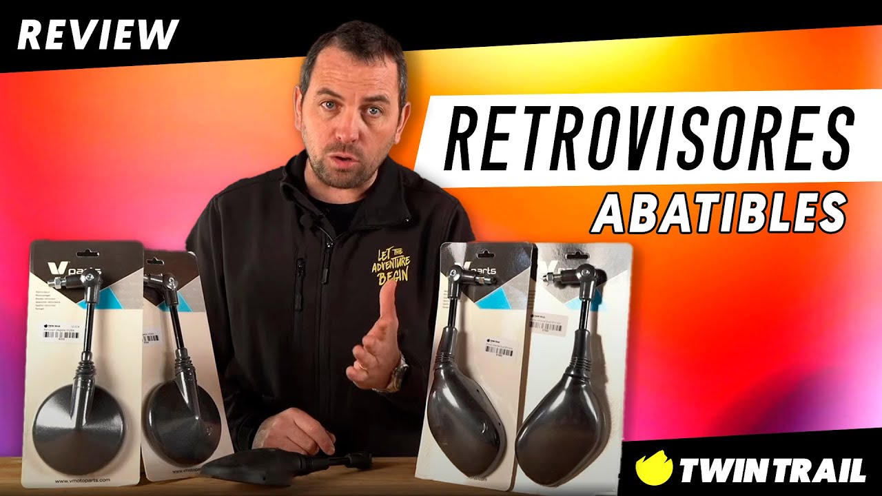 Retrovisores abatibles para moto Trail - TwinTrail Review