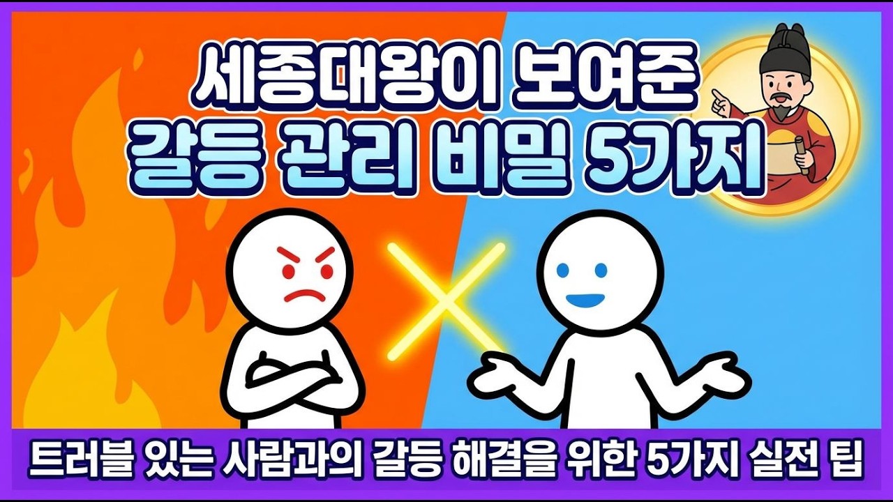 세종대왕이 보여준 갈등 관리 비밀 5가지