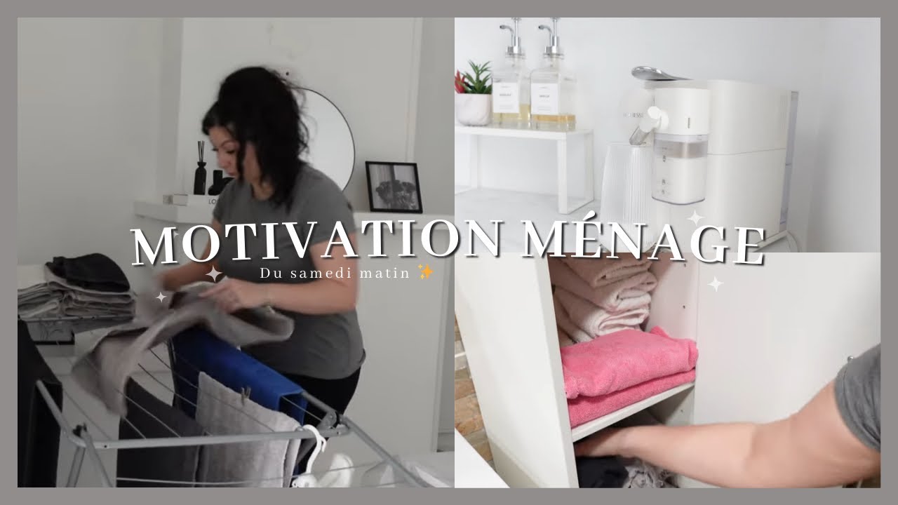 MOTIVATION MÉNAGE DU SAMEDI MATIN ✨ | CLEAN WITH ME ! 🧽