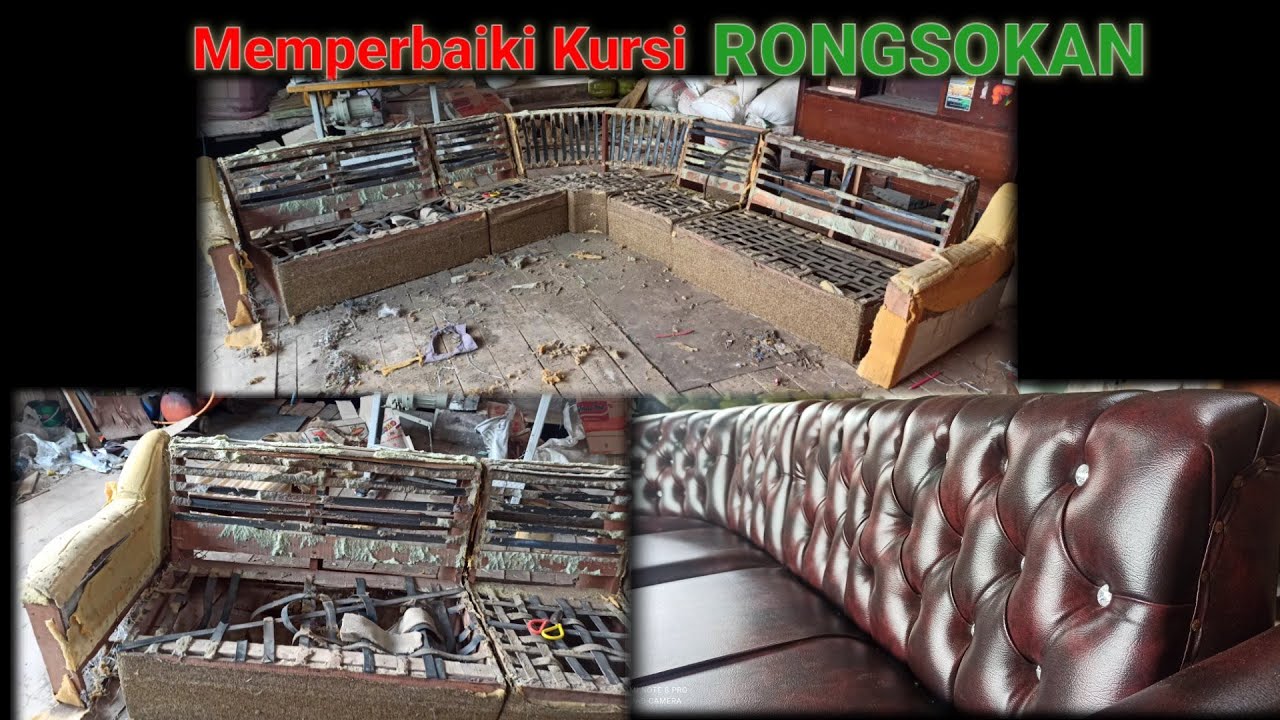Restorasi sofa sudut jadul