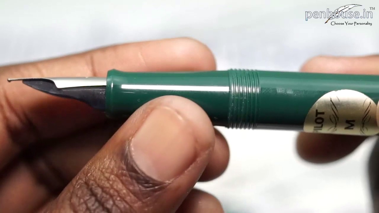 Pilot 78G Green Color Body Silver clip Fountain Pen &ndash; Medium Tip Model:11685